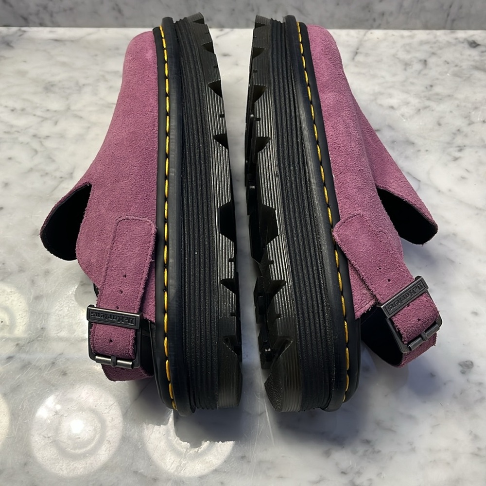 Dr Martens Zebzag Suede Slingback Platform Mule size 10 NEW - Picture 8 of 15